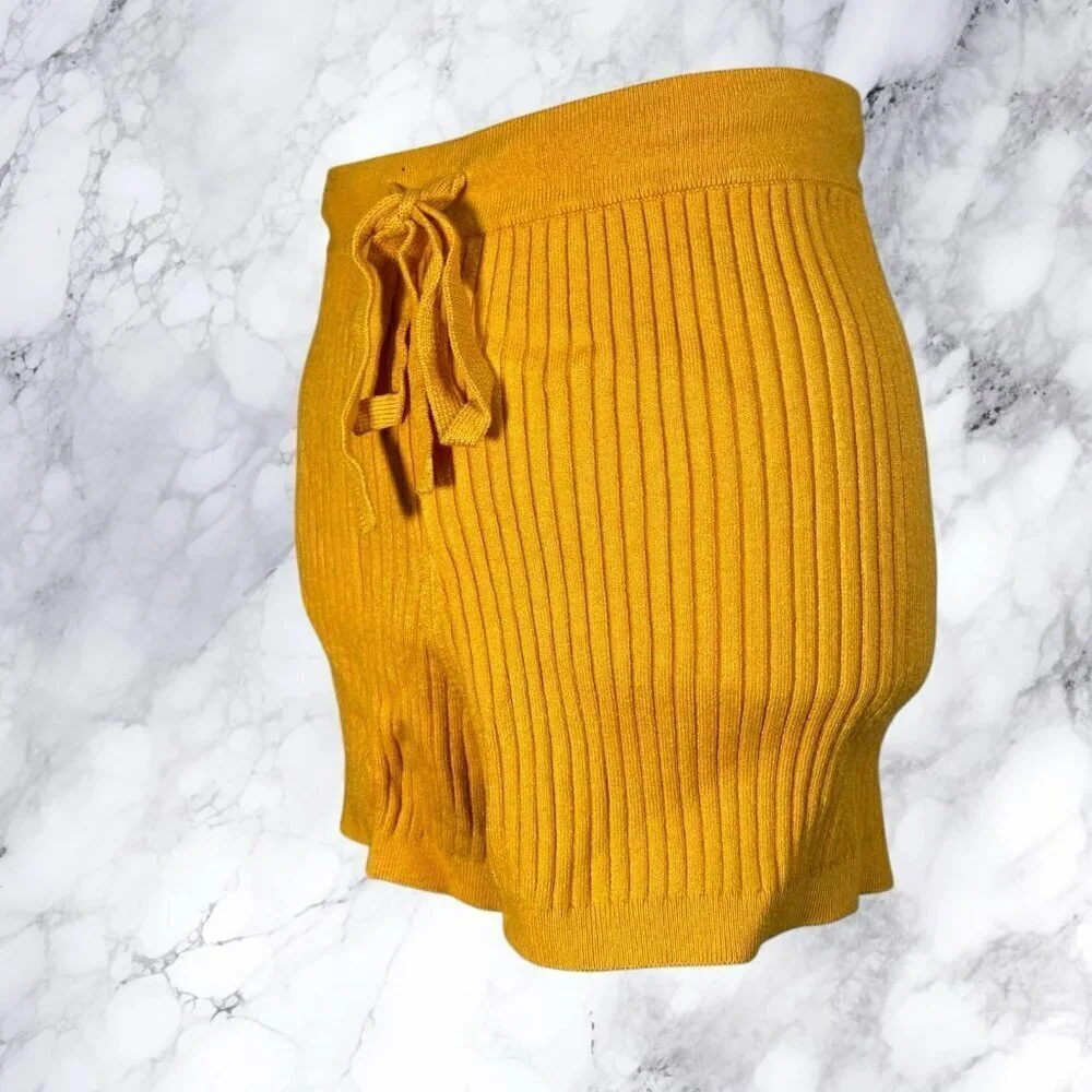 Lovers and Friends Stacie Knit Shorts - Apricot